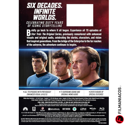 PRE-VENTA: Star Trek: The Complete Original Series (60th Anniversary) (1966-1969) [Blu-ray]