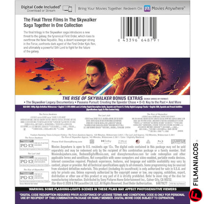 PEDIDO: Star Wars: Sequel Trilogy (2015-2019) [Blu-ray]