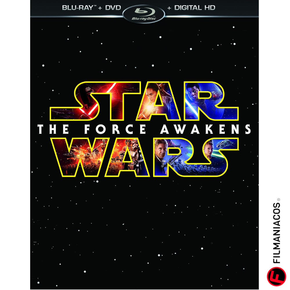 Star Wars: Episode VII - The Force Awakens (2015) (Gift-Set exclusivo) [Blu-ray + DVD + Litografías] >>USADO<<