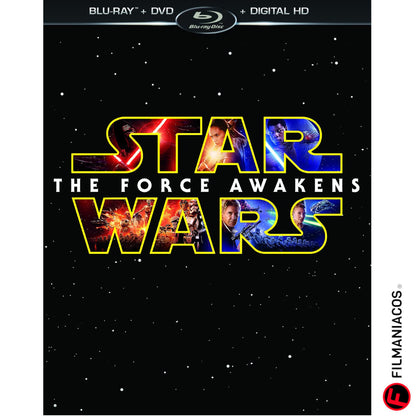 Star Wars: Episode VII - The Force Awakens (2015) (Gift-Set exclusivo) [Blu-ray + DVD + Litografías] >>USADO<<