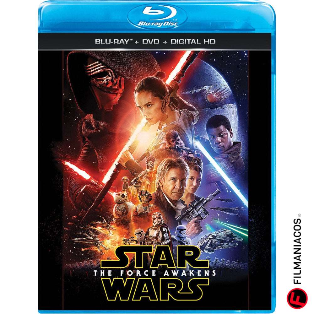 Star Wars: Episode VII - The Force Awakens (2015) (Gift-Set exclusivo) [Blu-ray + DVD + Litografías] >>USADO<<