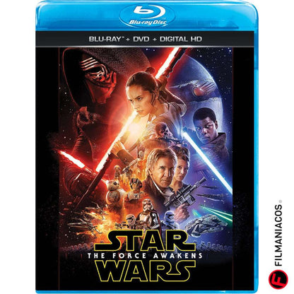 Star Wars: Episode VII - The Force Awakens (2015) (Gift-Set exclusivo) [Blu-ray + DVD + Litografías] >>USADO<<