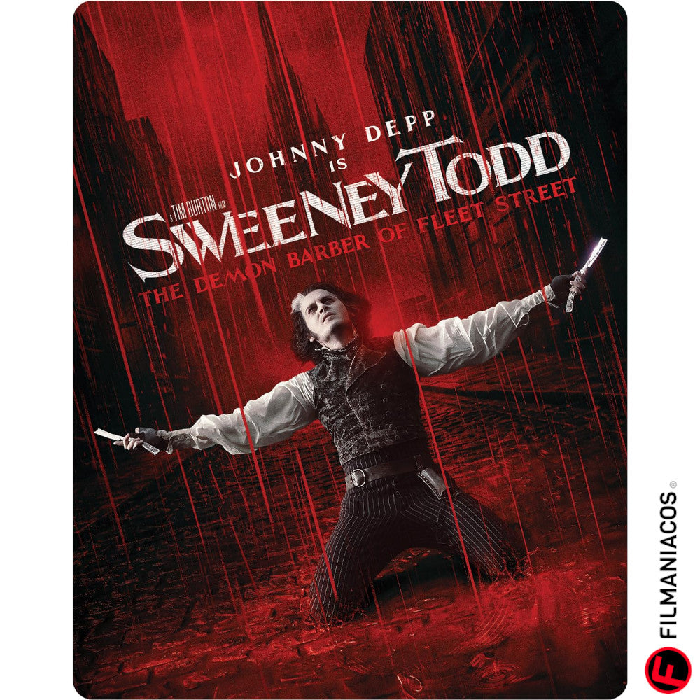 PRE-VENTA: Sweeney Todd: The Demon Barber of Fleet Street (2007) (Steelbook) [4K Ultra HD + Blu-ray]