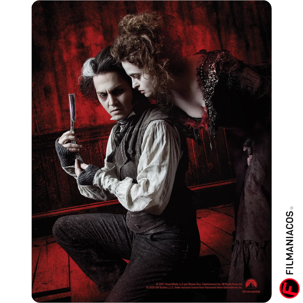 PRE-VENTA: Sweeney Todd: The Demon Barber of Fleet Street (2007) (Steelbook) [4K Ultra HD + Blu-ray]