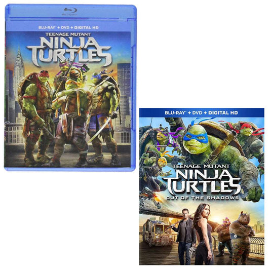 Teenage Mutant Ninja Turtles: 2-Movie (2014-2016) (Bundle) [Blu-ray + DVD] >>USADO<<