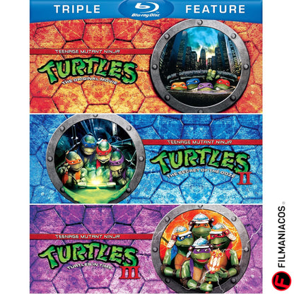 Teenage Mutant Ninja Turtles: Triple Feature (1990-1993) [Blu-ray] >>USADO<<