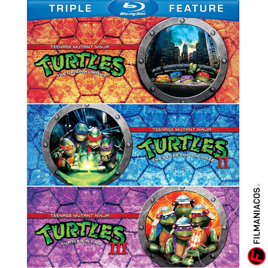 Teenage Mutant Ninja Turtles: Triple Feature (1990-1993) [Blu-ray] >>USADO<<