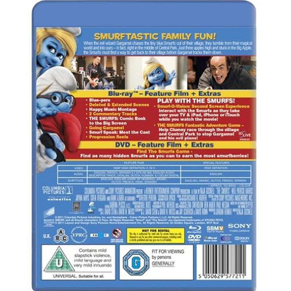 The Smurfs (2011) [Blu-ray + DVD] >>USADO<<