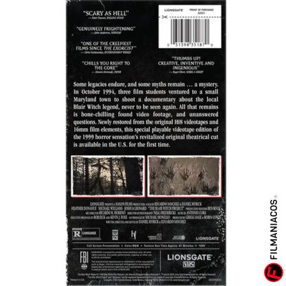 PRE-VENTA: The Blair Witch Project (1999) (Be Kind, Rewind Edition) [VHS]