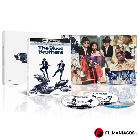 PRE-VENTA: The Blues Brothers (1980) (45th Anniversary Steelbook) [4K Ultra HD + Blu-ray]