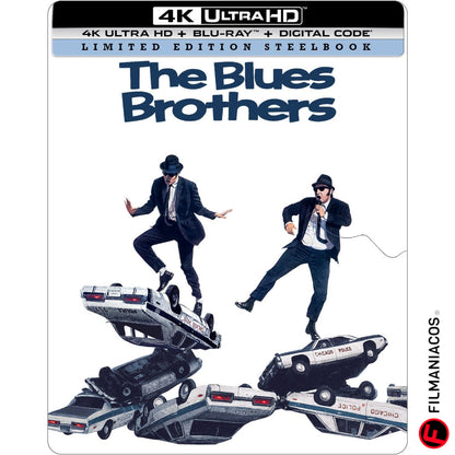 PRE-VENTA: The Blues Brothers (1980) (45th Anniversary Steelbook) [4K Ultra HD + Blu-ray]