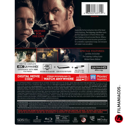 PRE-VENTA: The Conjuring: Last Rites (2025) (Steelbook) [4K Ultra HD + Blu-ray]