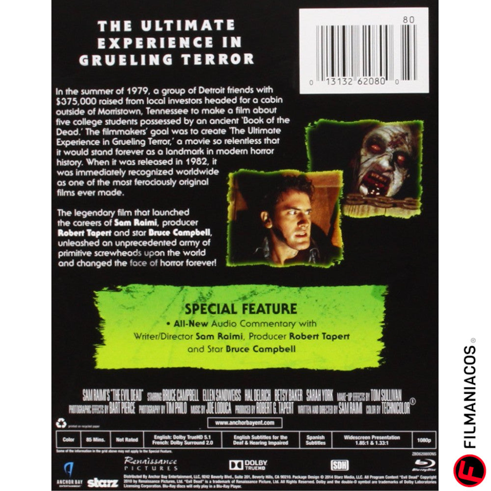 The Evil Dead (1981) (Steelbook) [Blu-ray] >>USADO<<