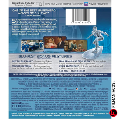 PRE-VENTA: The Fantastic Four: First Steps (2025) [Blu-ray]
