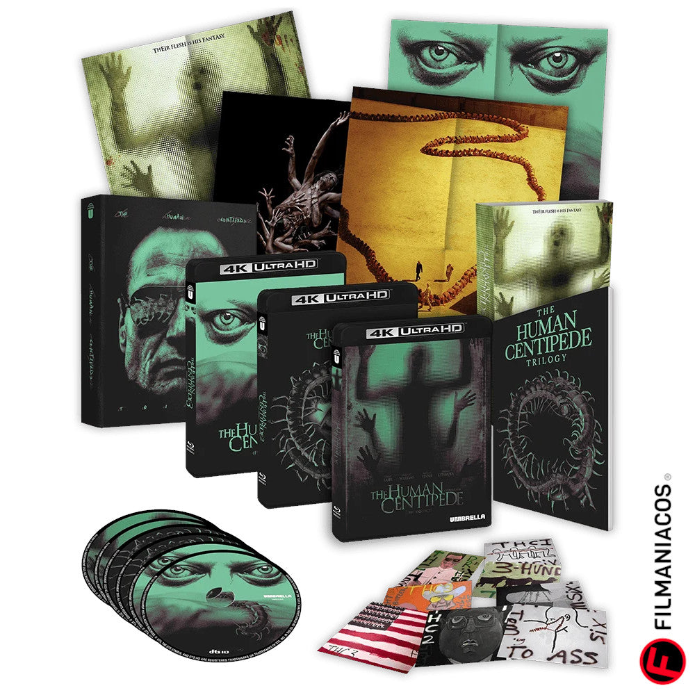 PRE-VENTA: The Human Centipede: Trilogy (2009-2015) (Gift-Set) [4K Ultra HD + Blu-ray]