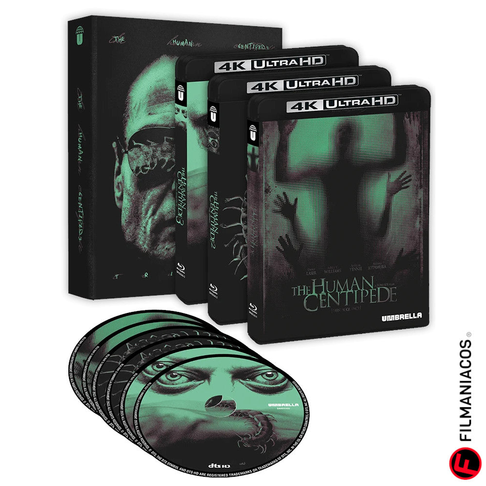PRE-VENTA: The Human Centipede: Trilogy (2009-2015) (Gift-Set) [4K Ultra HD + Blu-ray]
