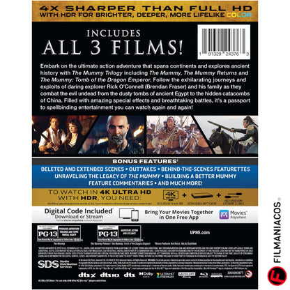 The Mummy: Trilogy (1999-2008) [4K Ultra HD + Blu-ray]