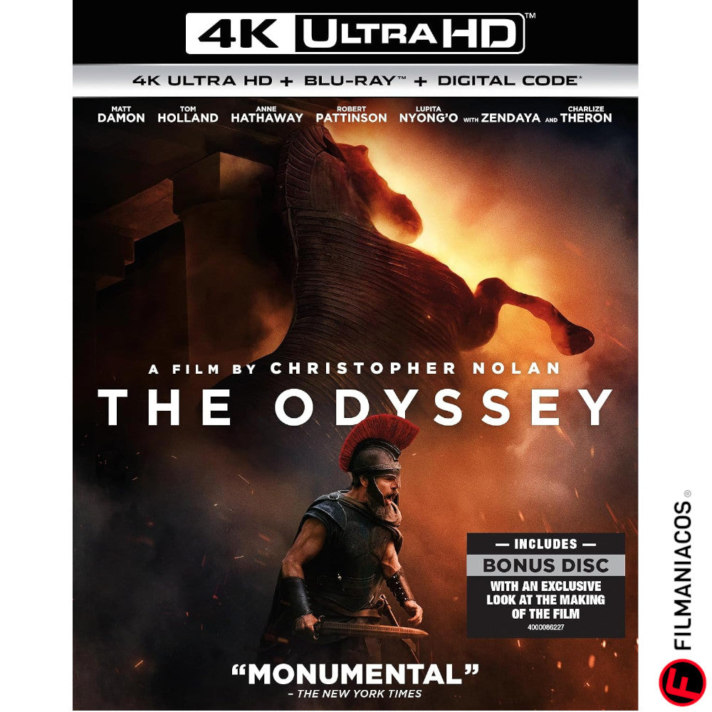 PRE-VENTA: The Odyssey (2026) [4K Ultra HD + Blu-ray]
