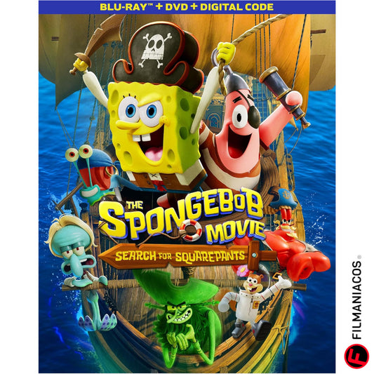 PRE-VENTA: The SpongeBob Movie: Search for SquarePants (2025) [Blu-ray + DVD]