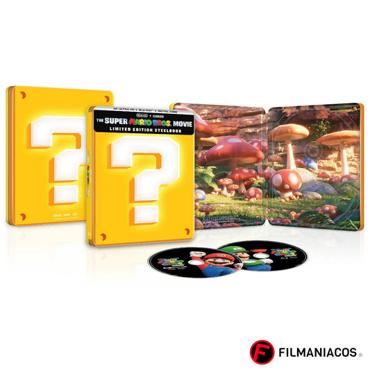 PRE-VENTA: The Super Mario Bros. Movie (2023) (Steelbook) [4K Ultra HD + Blu-ray]