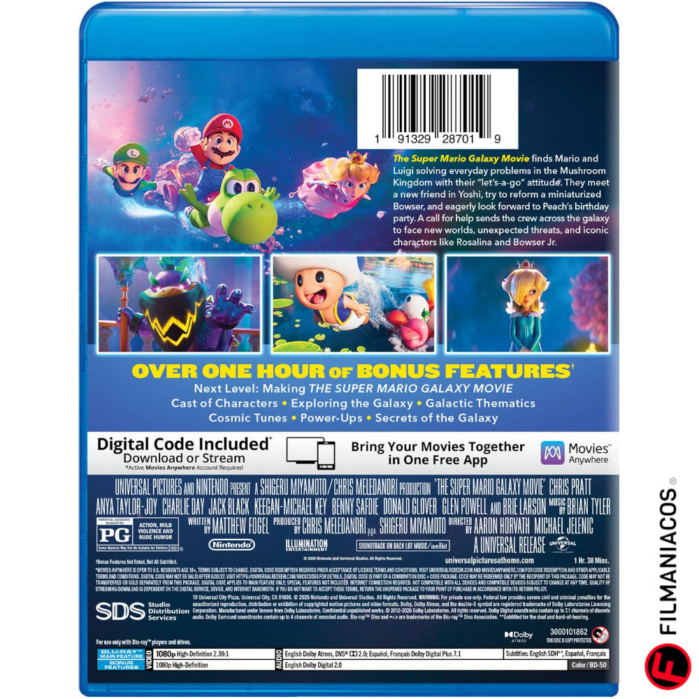 PRE-VENTA: The Super Mario Galaxy Movie (2026) [Blu-ray]