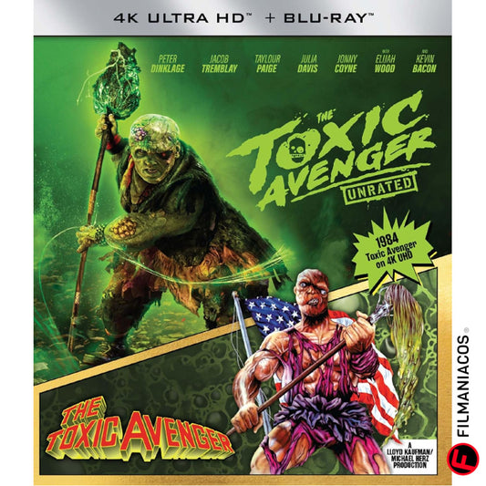 PRE-VENTA: The Toxic Avenger: 2-Movie Collection (1984-2023) [4K Ultra HD + Blu-ray]