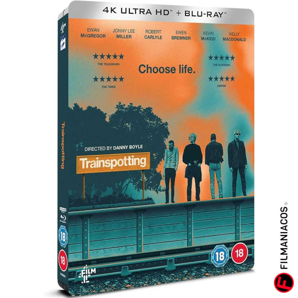 PRE-VENTA: Trainspotting (1996) (Steelbook) [4K UHD + Blu-ray]