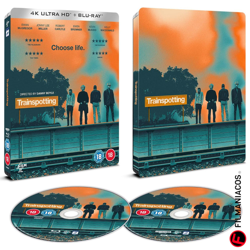 PRE-VENTA: Trainspotting (1996) (Steelbook) [4K UHD + Blu-ray]