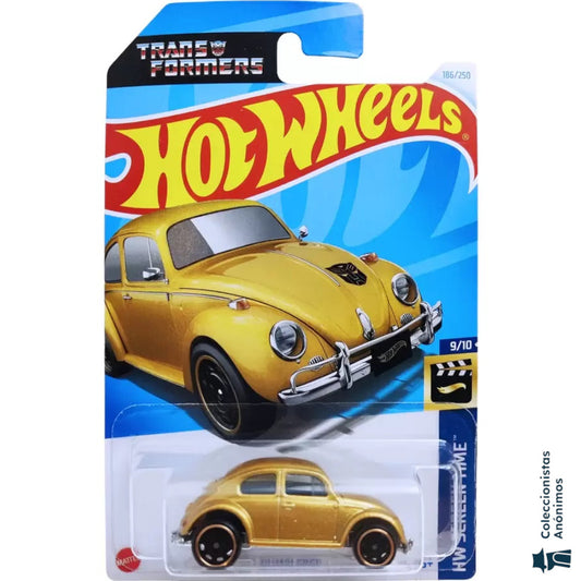 Transformers Hot Wheels HW Screen Time Bumblebee (Gold) (Escala 1:64)