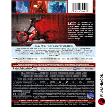 PRE-VENTA: Tron: Ares (2025) (Steelbook) [4K Ultra HD + Blu-ray]