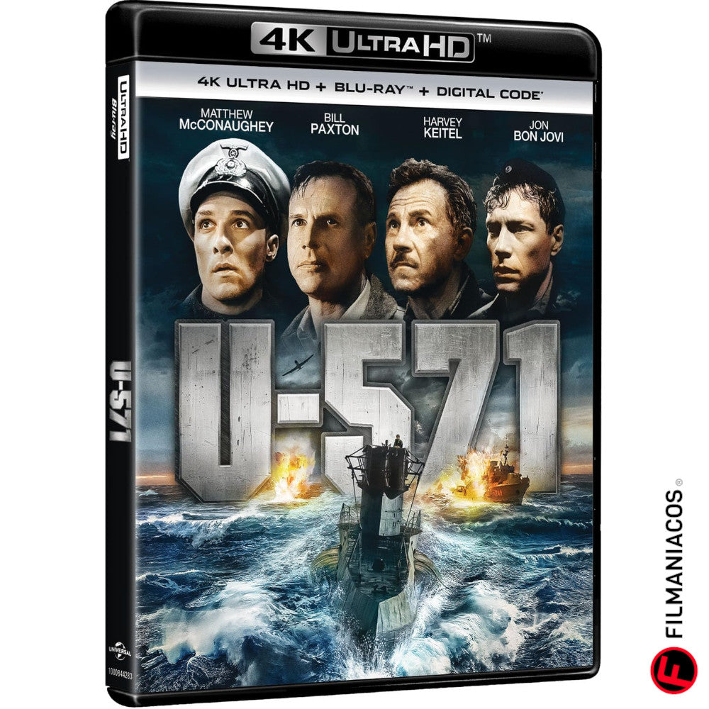PRE-VENTA: U-571 (2000) (25th Anniversary Edition) [4K Ultra HD + Blu-ray]