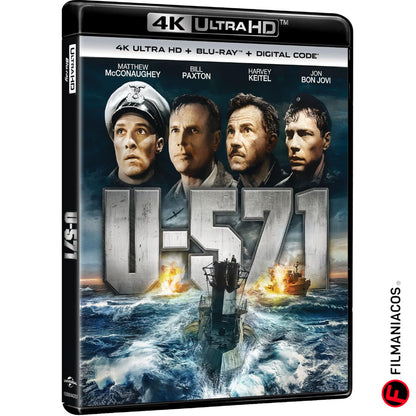 PRE-VENTA: U-571 (2000) (25th Anniversary Edition) [4K Ultra HD + Blu-ray]