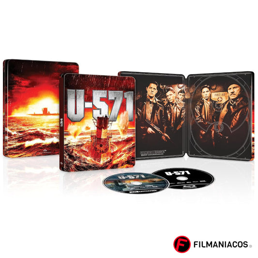 PRE-VENTA: U-571 (2000) (25th Anniversary Steelbook) [4K Ultra HD + Blu-ray]