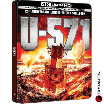 PRE-VENTA: U-571 (2000) (25th Anniversary Steelbook) [4K Ultra HD + Blu-ray]