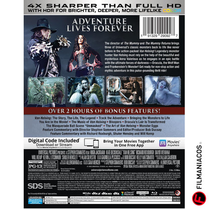 PRE-VENTA: Van Helsing (2004) (Steelbook) [4K Ultra HD + Blu-ray]