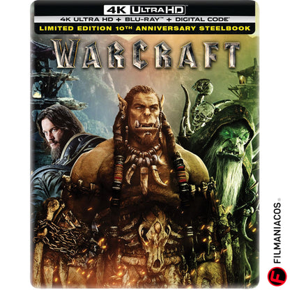 PRE-VENTA: Warcraft (2016) (10th Anniversary Steelbook) [4K Ultra HD + Blu-ray]