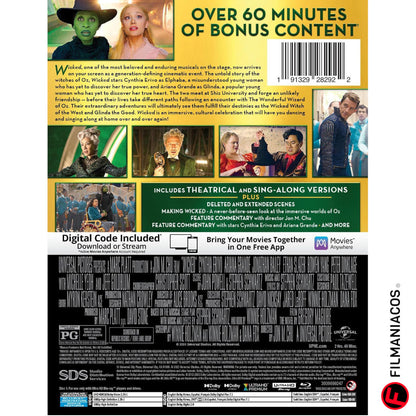 PRE-VENTA: Wicked (2024) (Steelbook) [4K Ultra HD + Blu-ray]