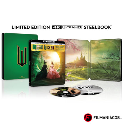 PRE-VENTA: Wicked (2024) (Steelbook) [4K Ultra HD + Blu-ray]