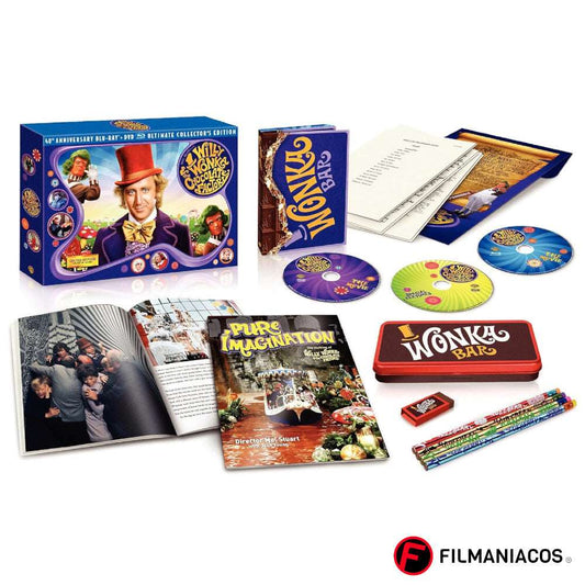 Willy Wonka & The Chocolate Factory (40th Anniversary Collector's Edition Gift-Set Digipack) (1971) [Blu-ray + DVD] >>USADO<<