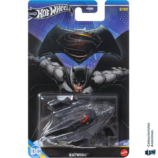 DC Batman Hot Wheels Batman v Superman Batwing 2/20 (Escala 1:64) (2024)