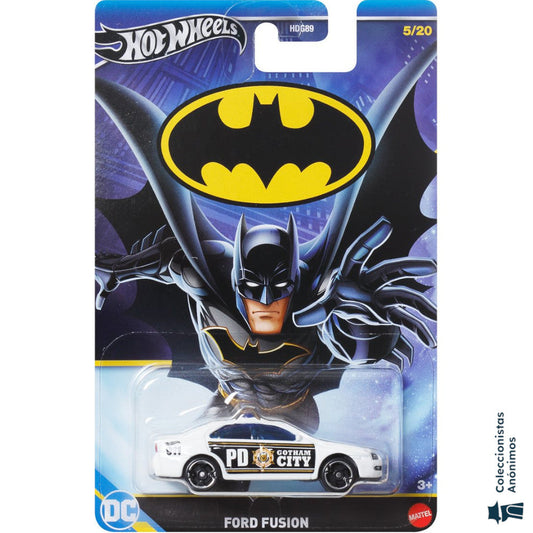 DC Batman Hot Wheels Gotham Ctiy Police Department Ford Fusion 5/20 (Escala 1:64) (2024)