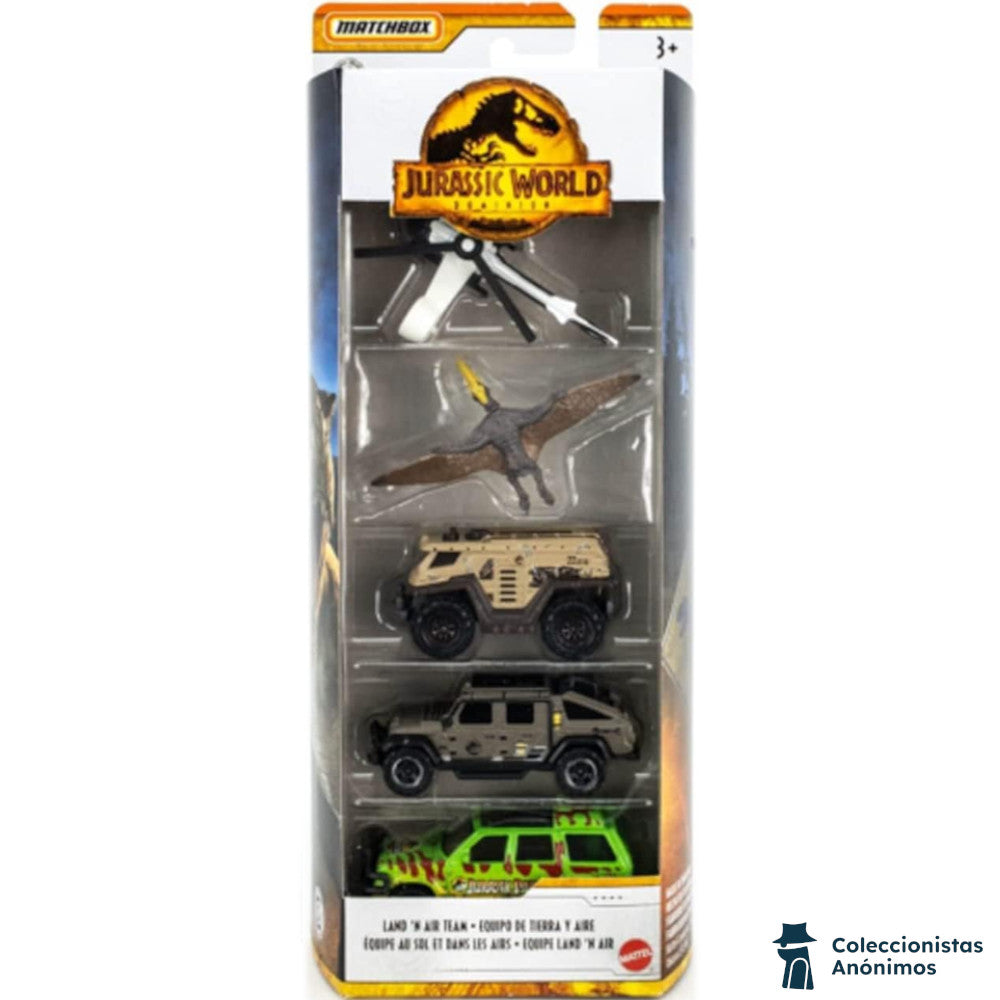 Jurassic World Dominion - Land ´N Air Team (5-Pack) (2023)