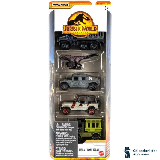 Jurassic World Dominion - Terra Travel Squad (5-Pack) (2023)