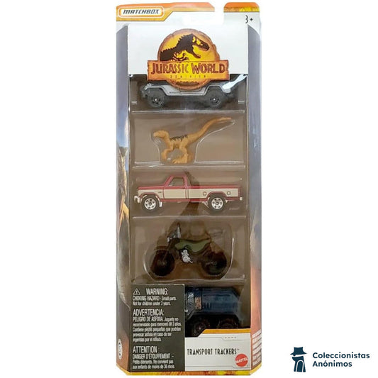 Jurassic World Dominion - Transport Trackers (5-Pack) (2023)