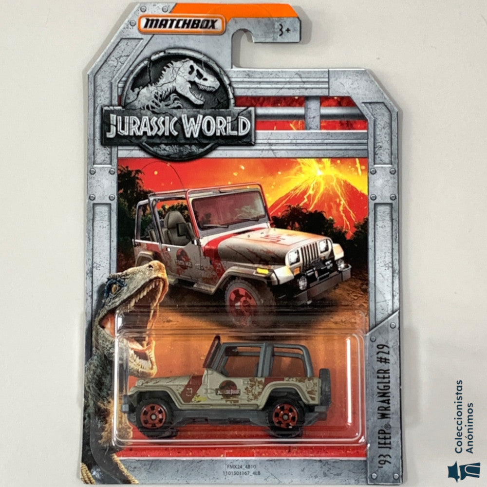 Jurassic World MBX Entertaiment 2018 (Set de 4 vehículos) (Escala 1:64)