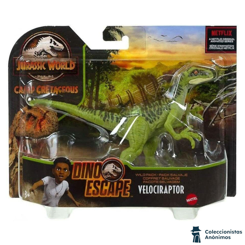 Jurassic World Camp Cretaceous Velociraptor (verde) [SUELTO]